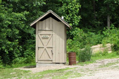 Outhouse at Stone House Museum