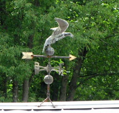 Weathervane at Stone House Museum