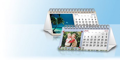 Trifold Photo Desk Calendars