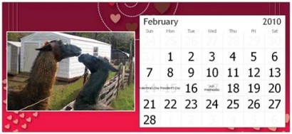 February Page for Rural Ramblings Critter Calendar for 2010 February Page for Rural Ramblings Critter Calendar for 2010