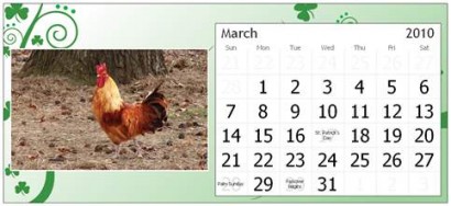 March Page for Rural Ramblings Critter Calendar for 2010 March Page for Rural Ramblings Critter Calendar for 2010