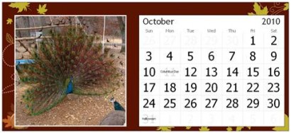 October Page for Rural Ramblings Critter Calendar for 2010 October Page for Rural Ramblings Critter Calendar for 2010