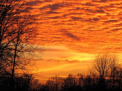 Sunset in the southeastern U.S.