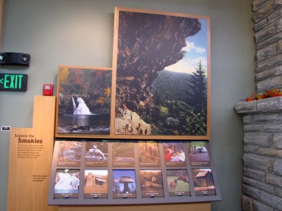 Oconaluftee Visitor Center Exhibit picture