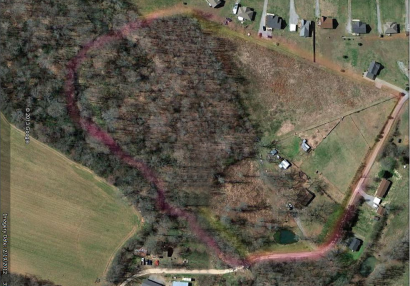 picture of the farm from the air